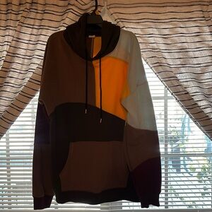 Color block sweatshirt, hoodie